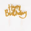 Ginger Ray Bougie Anniversaire : Happy Birthday Dore