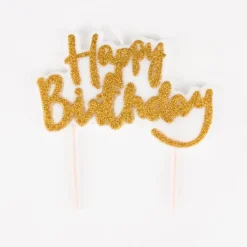 Ginger Ray Bougie Anniversaire : Happy Birthday Dore