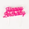 Meri Meri Bougie Anniversaire : Happy Birthday Rose