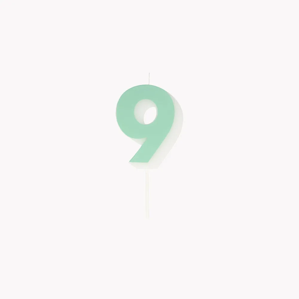 Meri Meri Bougie Anniversaire Chiffre Colore