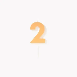 Meri Meri Bougie Anniversaire Chiffre Colore