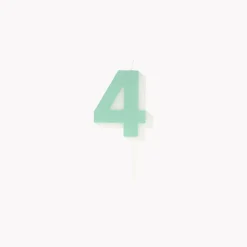 Meri Meri Bougie Anniversaire Chiffre Colore