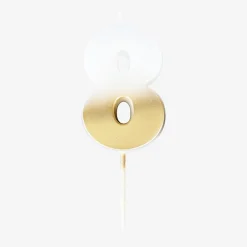 Ginger Ray Bougie Anniversaire Chiffre Couleur Doree