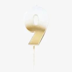 Ginger Ray Bougie Anniversaire Chiffre Couleur Doree