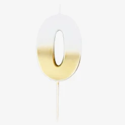 Ginger Ray Bougie Anniversaire Chiffre Couleur Doree