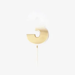 Ginger Ray Bougie Anniversaire Chiffre Couleur Doree