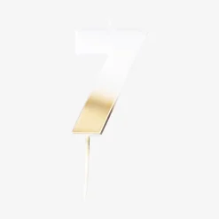 Ginger Ray Bougie Anniversaire Chiffre Couleur Doree