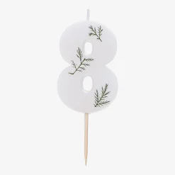 Ginger Ray Bougie Anniversaire Feuillage