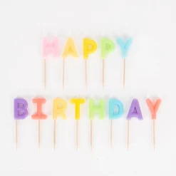 Great Pretenders Bougies Anniversaire Happy Birthday Pastel