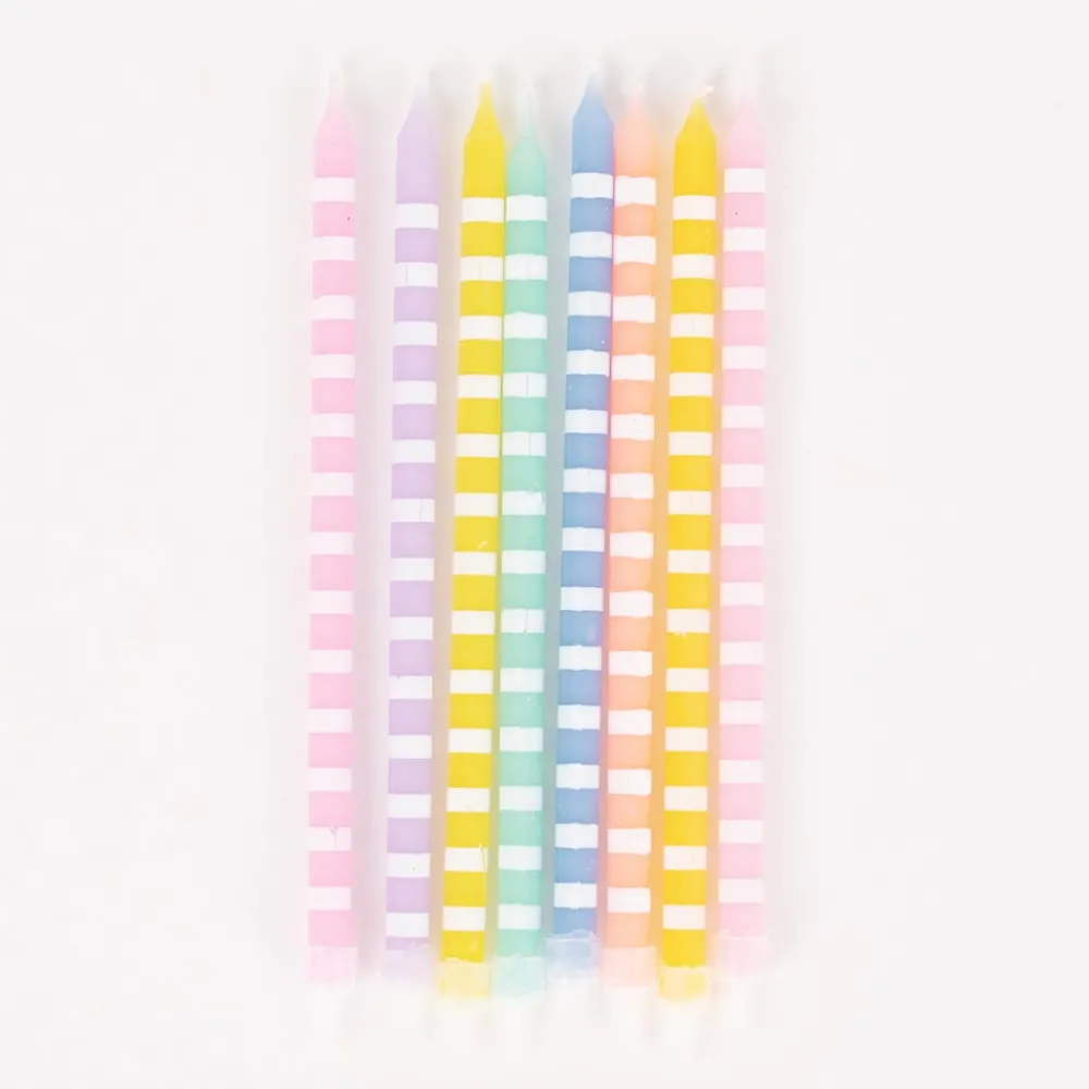 Meri Meri Bougies D'Anniversaire Pastel
