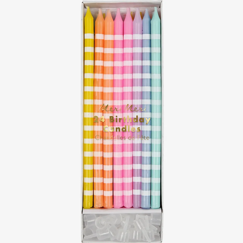 Meri Meri Bougies D'Anniversaire Pastel
