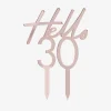 Ginger Ray Cake Topper 30 Ans Rose Gold