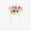 Meri Meri Cake Topper Bouquet De Fleurs En Tissu Avec Dorure