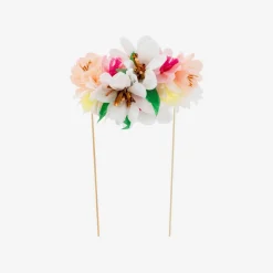Meri Meri Cake Topper Bouquet De Fleurs En Tissu Avec Dorure