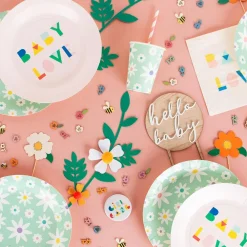 Ginger Ray Cake Topper Hello Baby En Bois