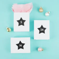 Rico Design Calendrier De L'Avent - 24 Boites Blanches> Pochettes Cadeaux