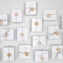 Rico Design Calendrier De L'Avent - 24 Gift Tags Dores> Papier Cadeau