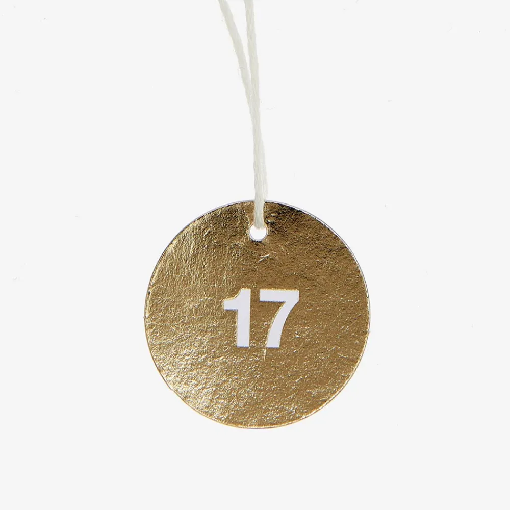 Rico Design Calendrier De L'Avent - 24 Gift Tags Dores> Papier Cadeau