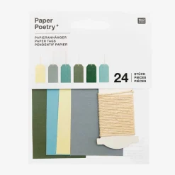 Rico Design Calendrier De L'Avent - 24 Gift Tag Vert Mixte> Papier Cadeau