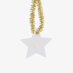 Rico Design Calendrier De L'Avent - 24 Gift Tags Etoiles Blanches><noscript><img width=