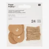 Rico Design Calendrier De L'Avent - 24 Gift Tags Kraft> Papier Cadeau