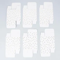 Rico Design Calendrier De L'Avent Blanc A Etoiles Dorees><noscript><img width=