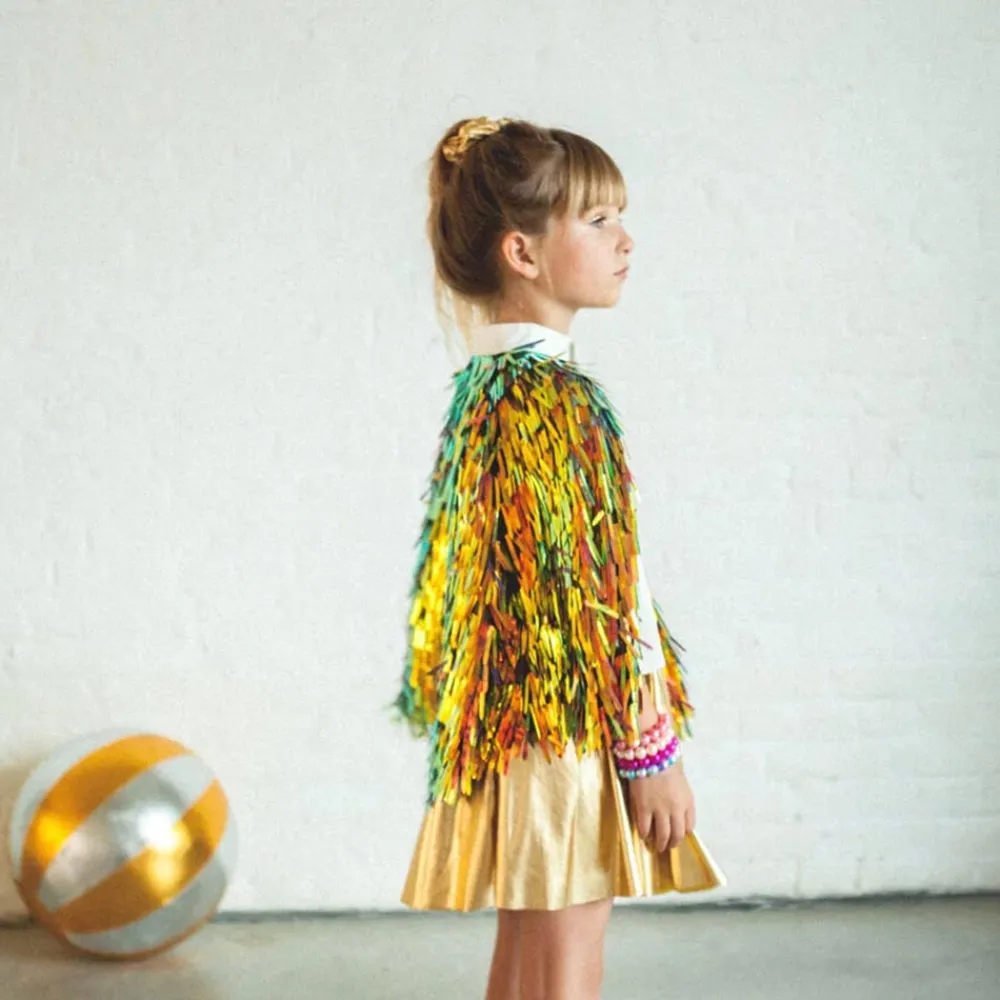 Ratatam Cape A Franges Holographique>Enfant Déguisements