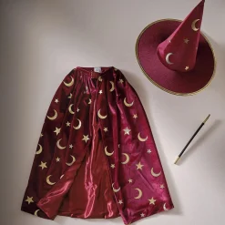 Ginger Ray Cape De Magicien Rouge En Velours><noscript><img width=