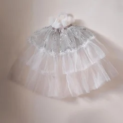 Ginger Ray Cape De Princesse En Tulle Blanc Et Argent><noscript><img width=