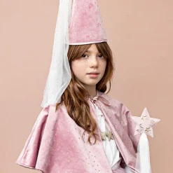 Mimi & Lula Cape De Princesse En Velours Rose><noscript><img width=