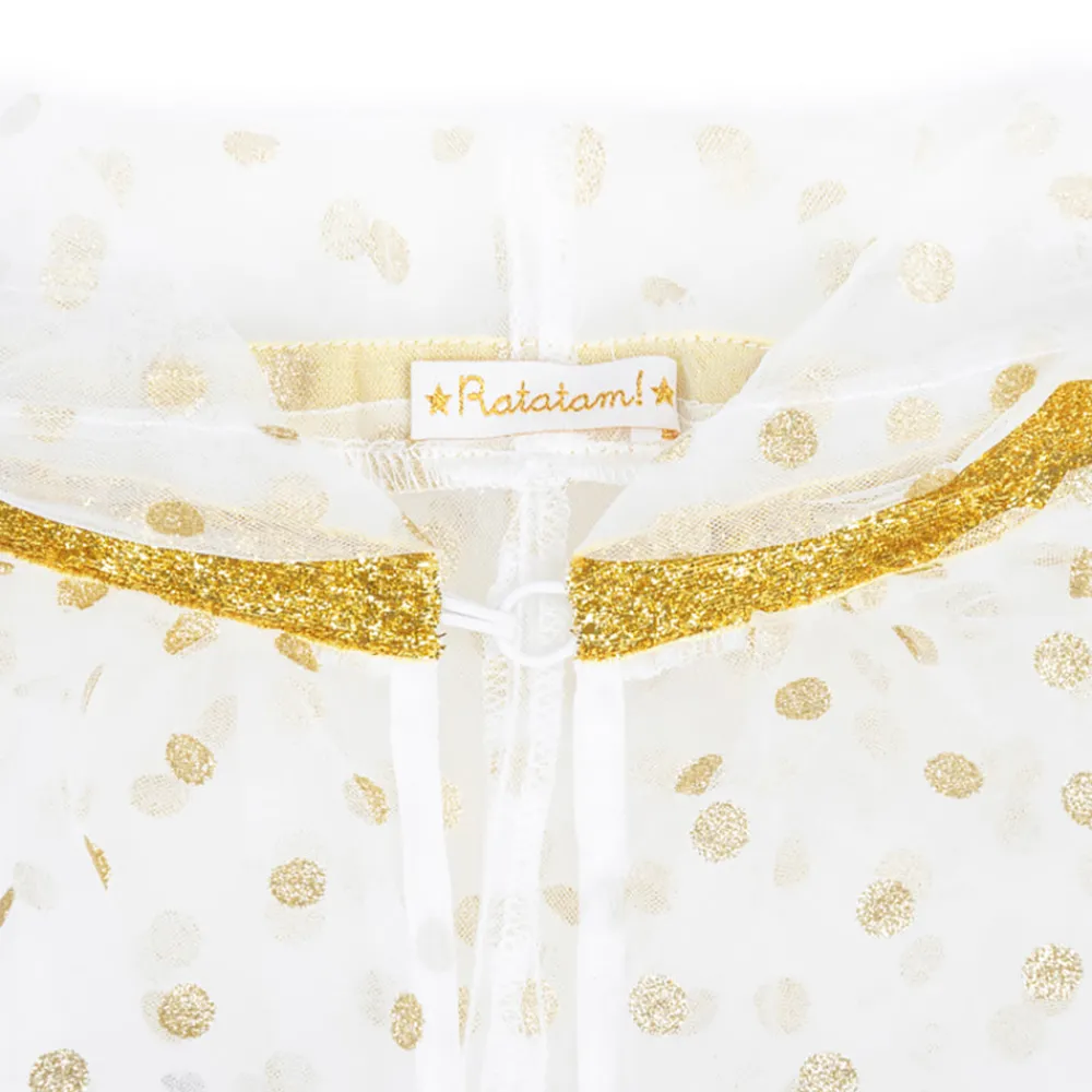 Ratatam Cape Longue Fee A Pois Dore>Enfant Déguisements