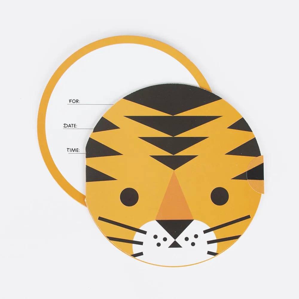 My Little Day Carton Invitation Anniversaire Tigre (8)> Invitations
