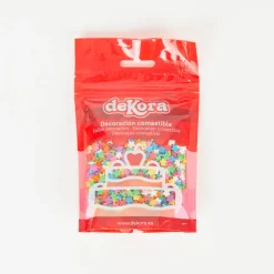 Dekora Confettis En Sucre Etoiles Multicolores