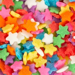 Dekora Confettis En Sucre Etoiles Multicolores
