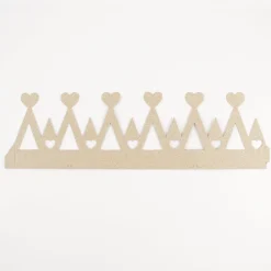 Party Deco Couronne En Papier - Paillettes Et Coeurs Dores><noscript><img width=
