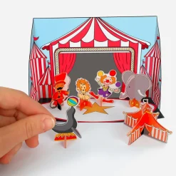 Graine Créative Decor De Cirque 3D En Plastique Magique