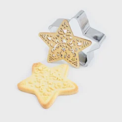 ScrapCooking Emporte Piece De Noel Et Embosseur En Bois Etoile