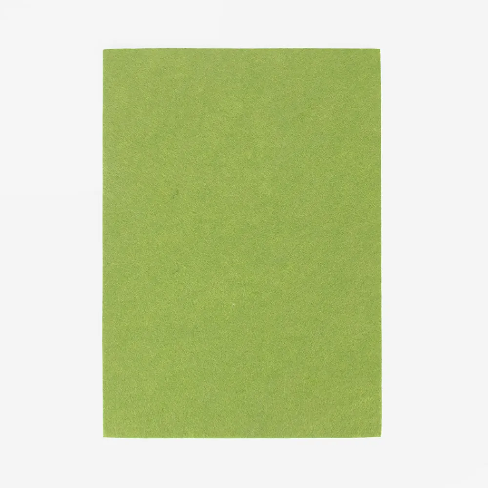 Graine Créative Feuille De Feutrine Vert Clair Adhesive