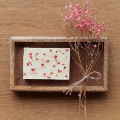 Rico Design Fleurs Sechees Gypsophile Rouge