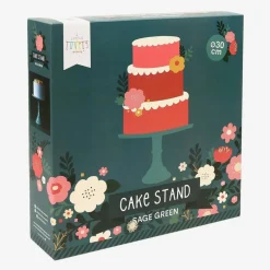 A Little Lovely Company Grand Presentoir A Gateau - Vert Sauge
