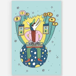 Pirouette Cacahouete Invitation Loup Disco (8)> Invitations