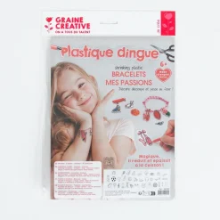 Graine Créative Kit Bracelets Mes Passions Plastique Dingue