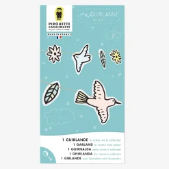 Pirouette Cacahouete Kit Creatif : 1 Guirlande Du Ciel A Creer Et A Colorier