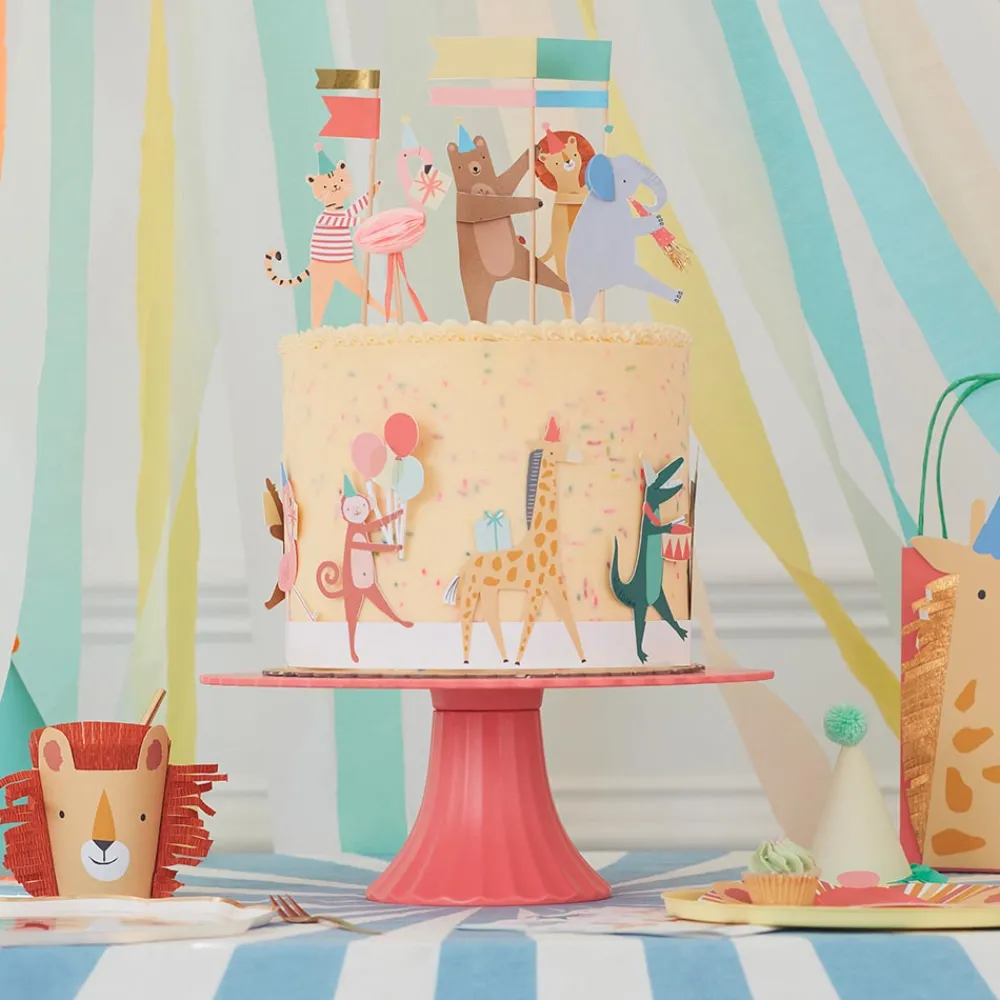 Meri Meri Kit De Décorations Pour Gateau Parade Des Animaux