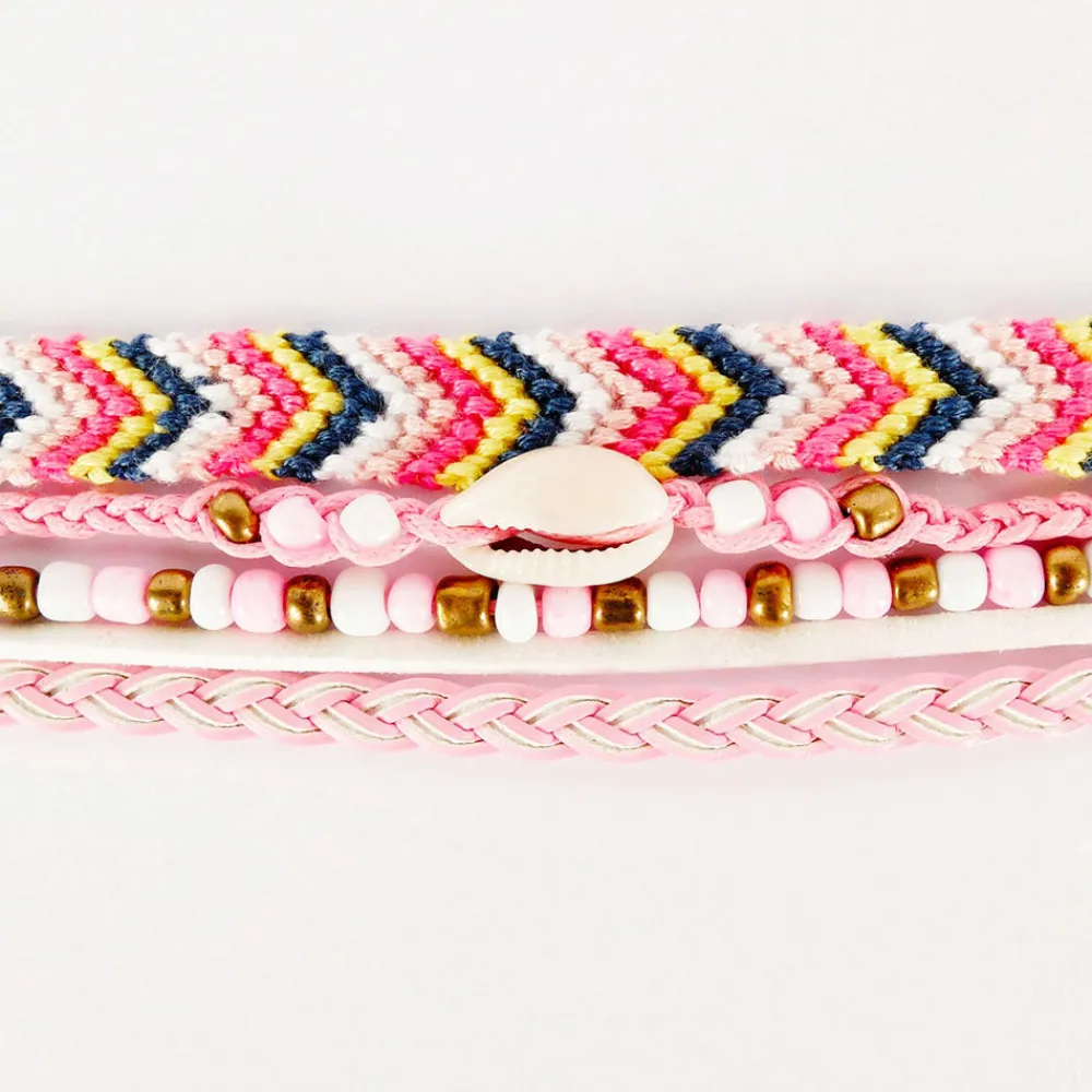 Graine Créative Kit Diy Bracelet Bresilien Rose