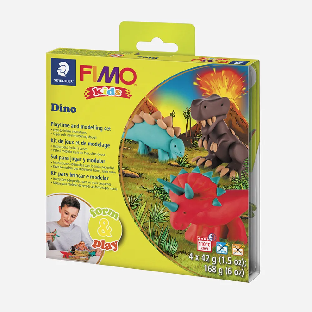 Graine Créative Kit Diy Dino En Pate Fimo