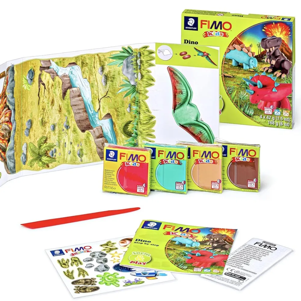 Graine Créative Kit Diy Dino En Pate Fimo