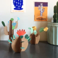 Pirouette Cacahouete Kit Loisirs Créatifs : 6 Cactus A Creer