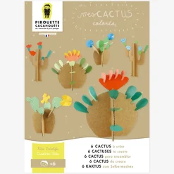 Pirouette Cacahouete Kit Loisirs Créatifs : 6 Cactus A Creer