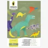 Pirouette Cacahouete Kit Loisirs Créatifs : 6 Dinosaures A Creer Et A Colorier